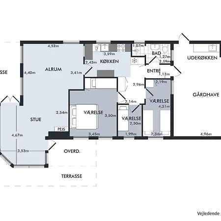 Charming Older With Panoramic Views Of Aarhus Bay, Close To The Sandy * Knebel